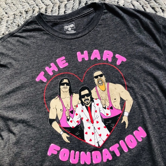 WWE Other - WWE The Hart Foundation Homage T-Shirt
